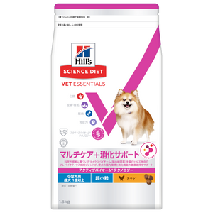 マルチケア＋消化サポート（避妊・去勢後にも） 小型犬用 超小粒 チキン 総合栄養食 （ヒルズ サイエンス・ダイエット ベット・エッセンシャル ）