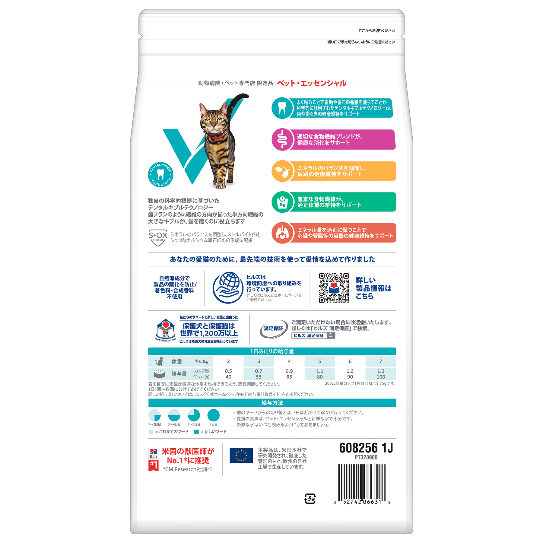 マルチケア＋デンタル 猫用 成猫 1歳以上 チキン 総合栄養食 （ヒルズ サイエンス・ダイエット ベット・エッセンシャル ）