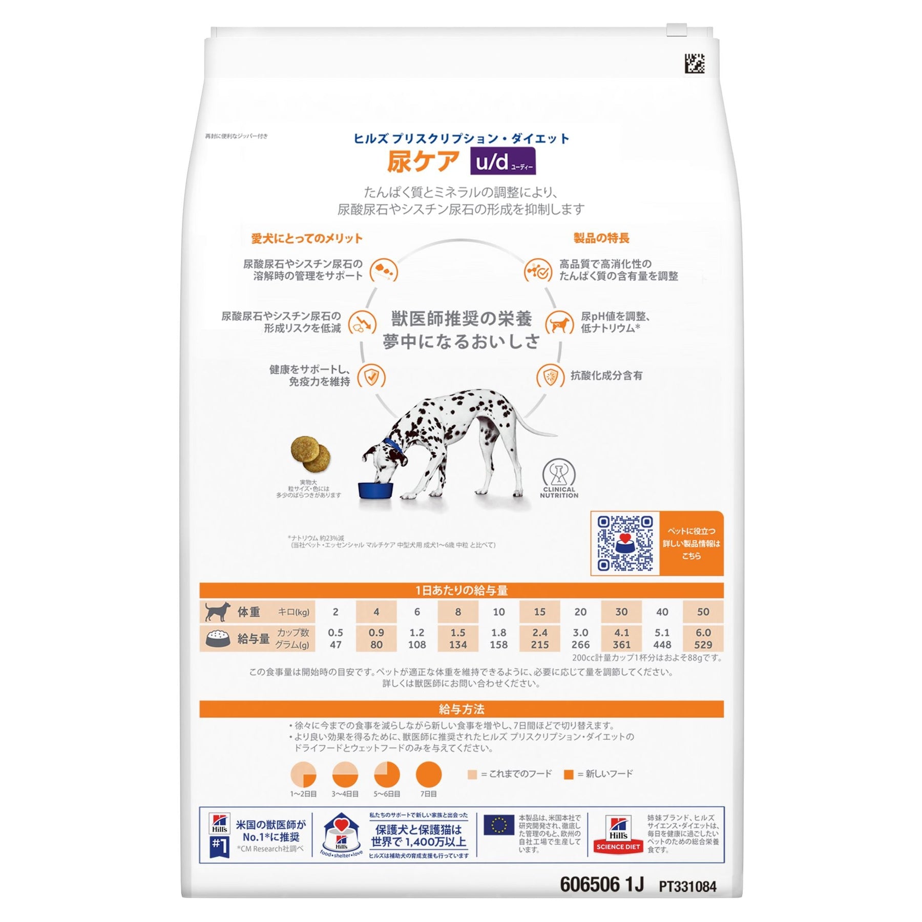 u/d ユーディー 犬用〈尿ケア〉チキン入り 特別療法食（ヒルズ プリスクリプション・ダイエット ）