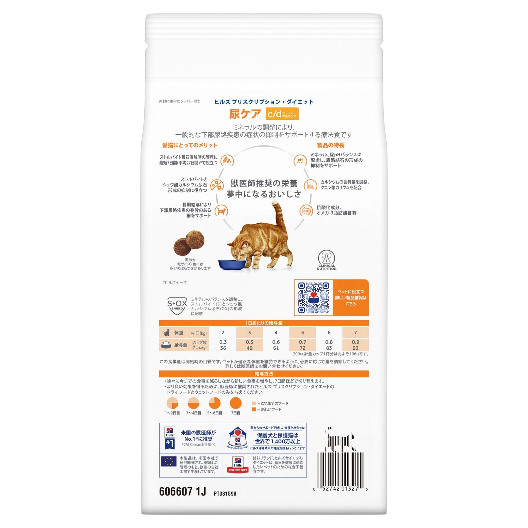 c/d シーディー マルチケア 猫用〈尿ケア〉 チキン 特別療法食（ヒルズ プリスクリプション・ダイエット ）