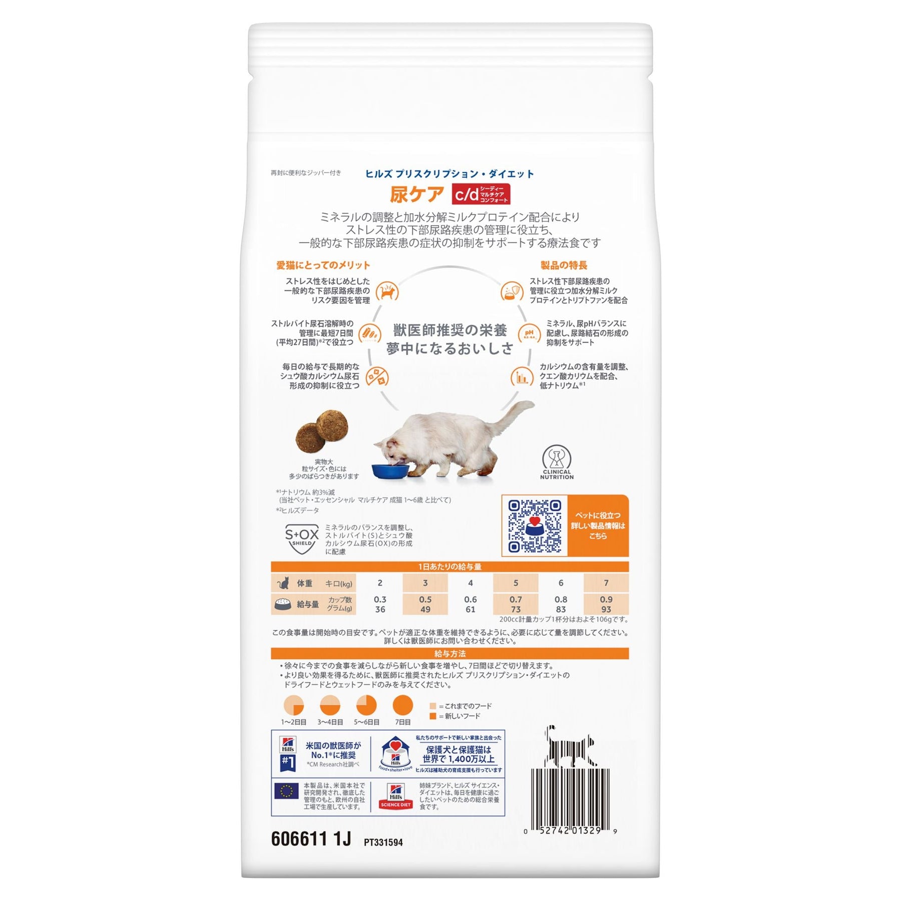 c/d シーディー マルチケア コンフォート 猫用〈尿ケア〉 チキン特別療法食（ヒルズ プリスクリプション・ダイエット ）